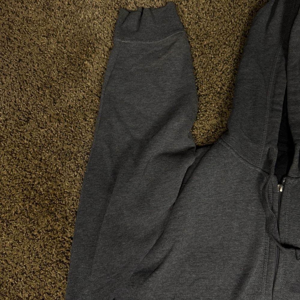 Starter Men's Charcoal Gray Full-Zip Hoodie 2XL - Picture 2 of 16